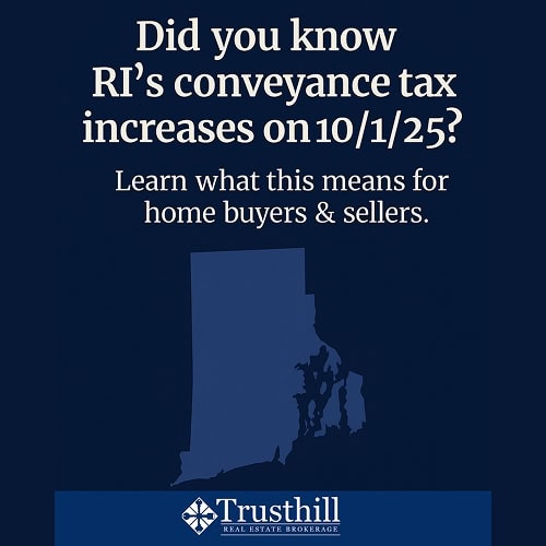 RI's conveyance tax increases on 10/1/2025